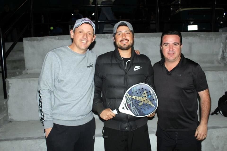 Édgar Quiroga, Cenith Castillo y Sergio Treviño