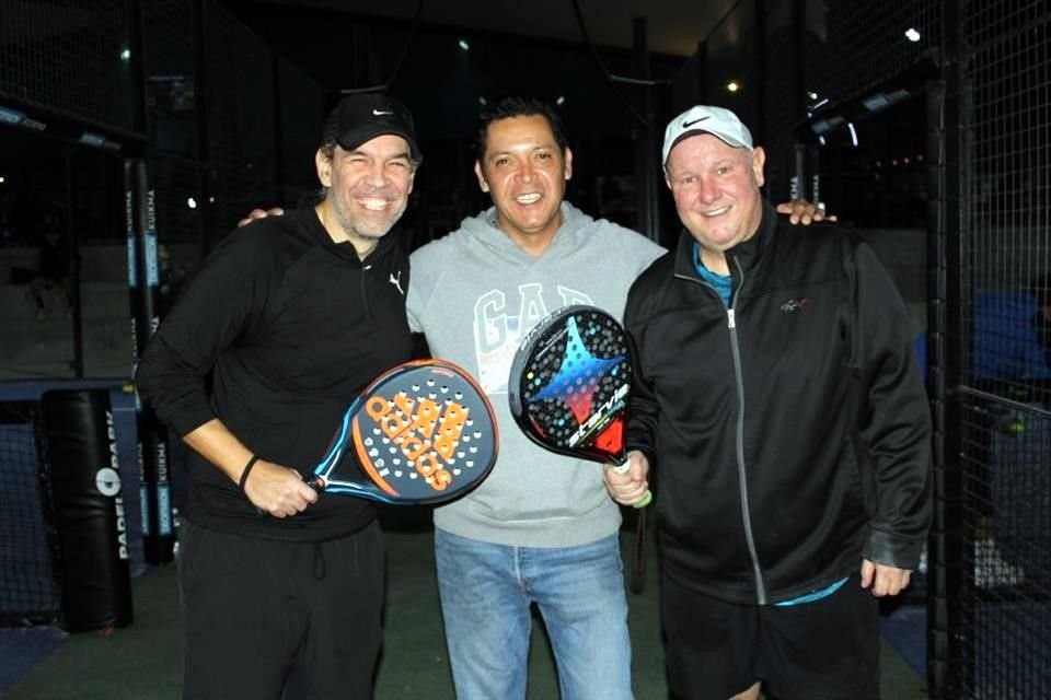 Patricio Martínez, Francisco Rodríguez e Idilio Garza