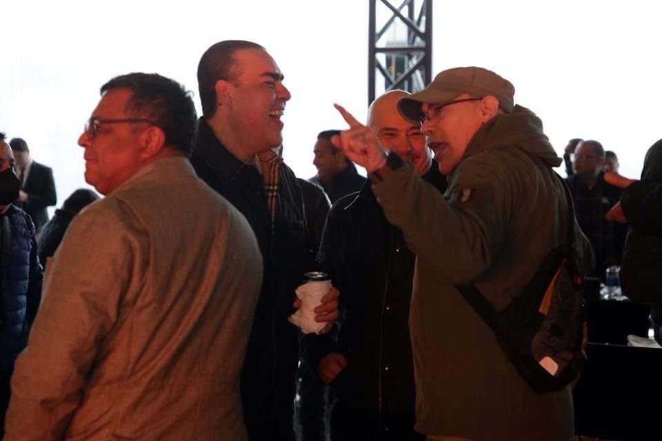 Heriberto Treviño con Zeferino Salgado.