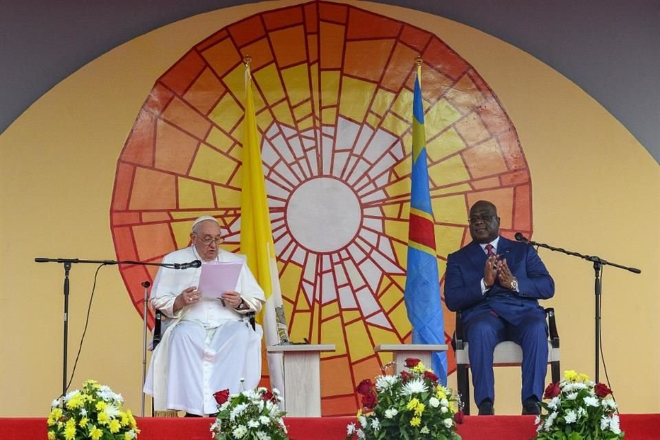 Felix-Antoine Tshisekedi se reunió con el Papa Francisco en su visita al Congo.