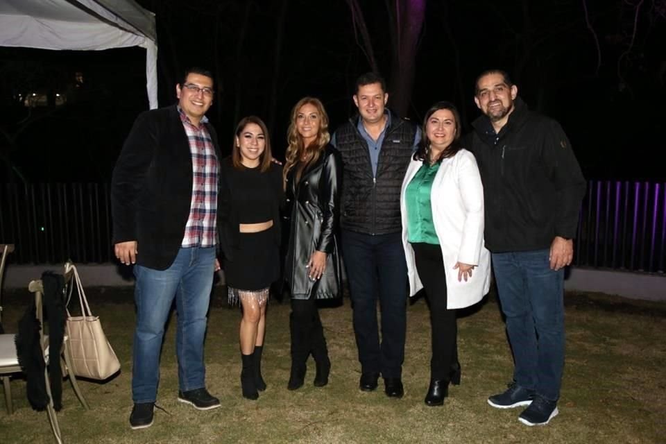 Francisco Orozco, Yadira García, Angélica Montemayor, Francisco Candanosa, Marcela Treviño y Rubén Rodríguez