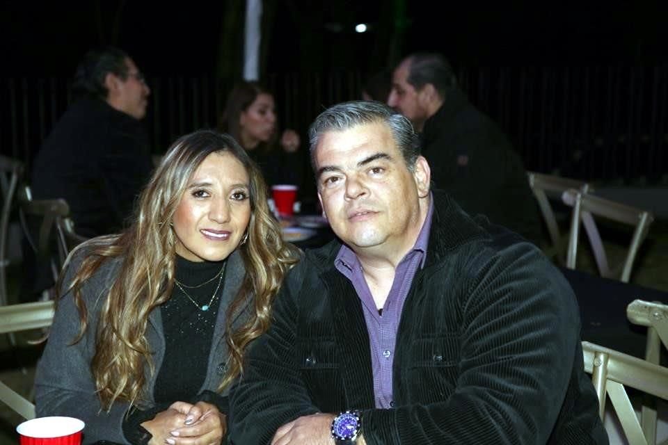 Claudia González y Federico Sánchez