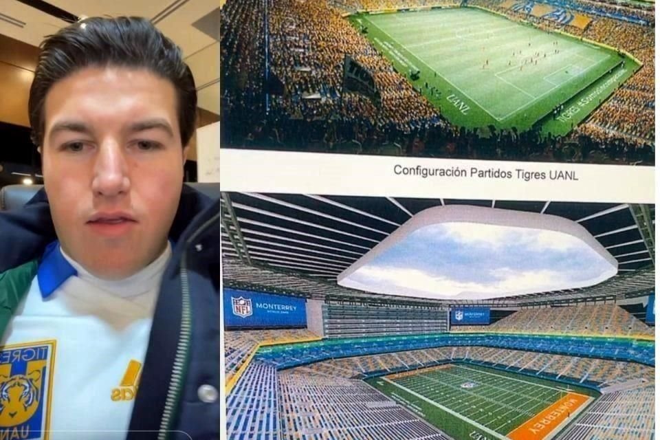 A través de sus redes sociales, García informó que envió al Congreso del Estado el memorándum del proyecto del estadio para que sea autorizado.