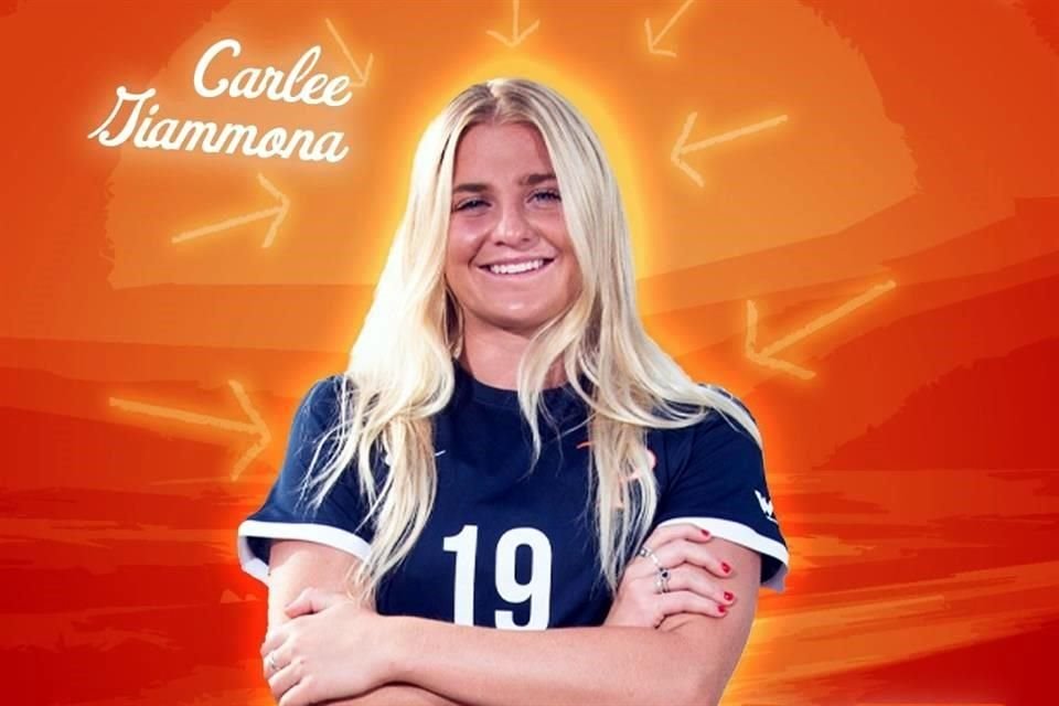 La mediocampista Carlee Giammona llegará a Rayadas tras cuatro temporadas en el futbol colegial de Estados Unidos.