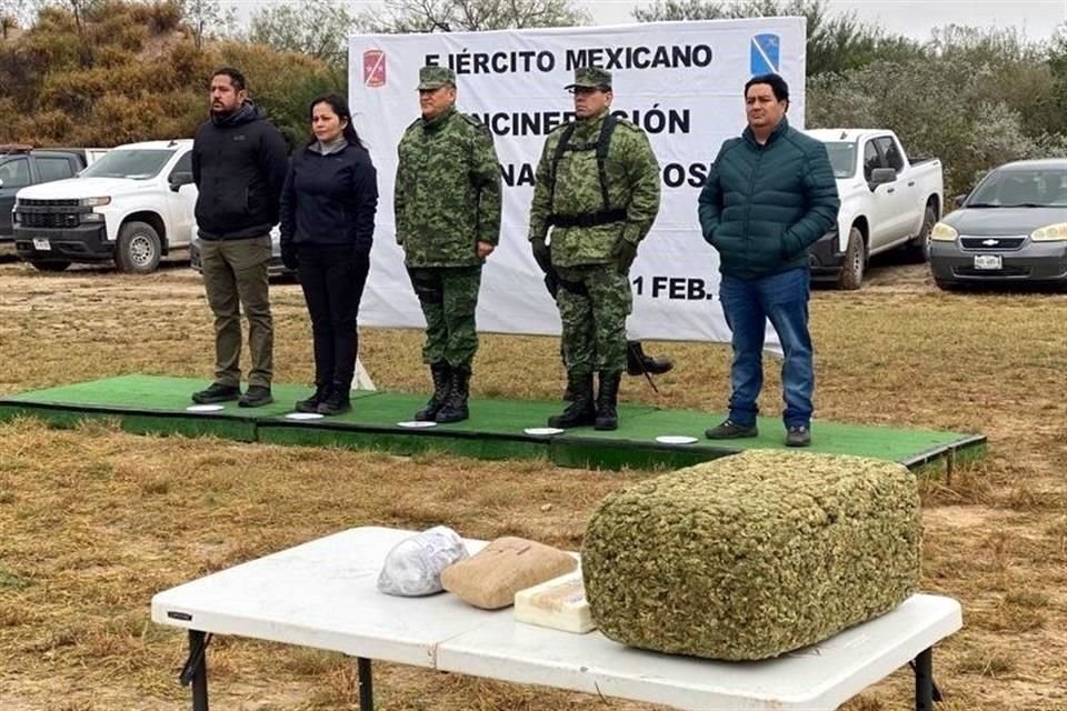 El acto fue encabezado por el General Roberto Claudio Del Rosal Ibarra, comandante de la Octava Zona, que tiene jurisdicción en todo Tamaulipas.