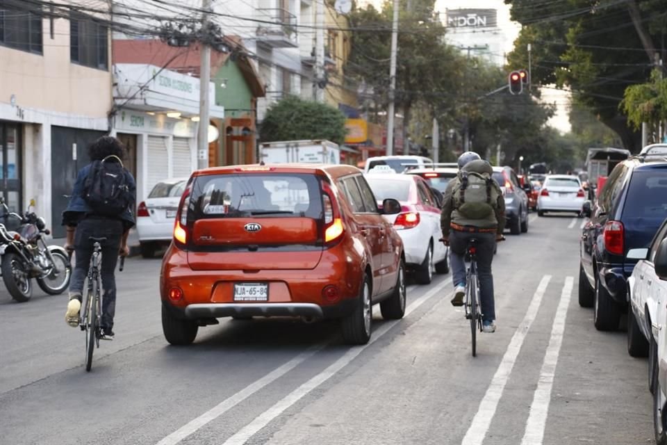 La ciclovía conectará las colonias Escandón l y ll.