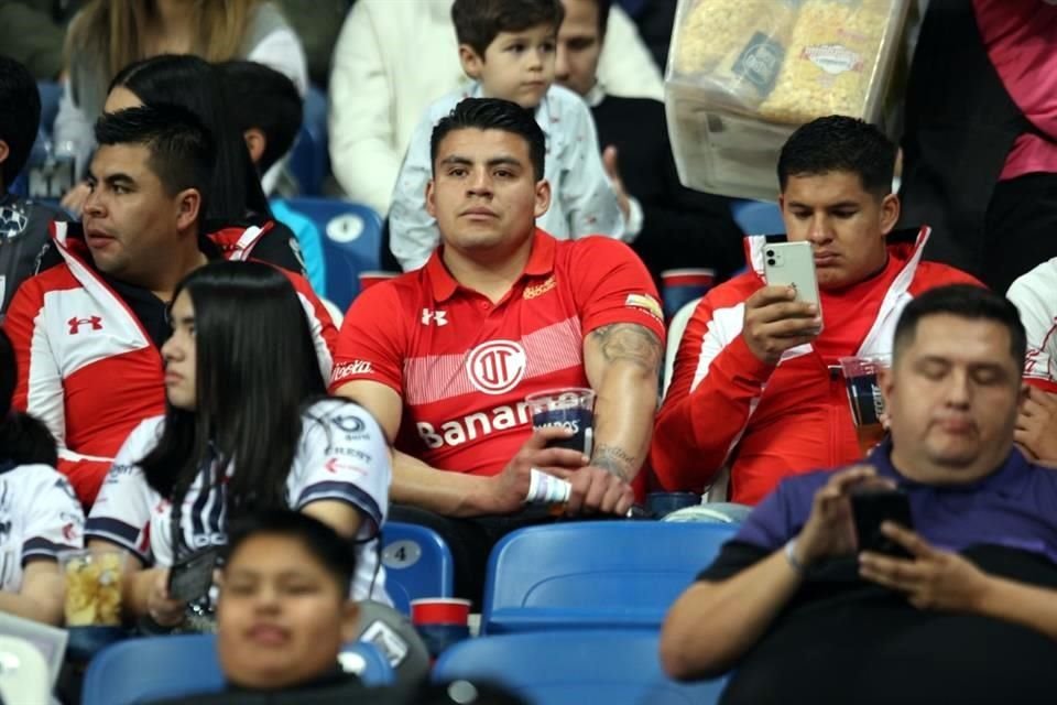 Así se vivió el ambiente previo al encuentro de la Jornada 5 entre Toluca y Rayados, en el Estadio BBVA.