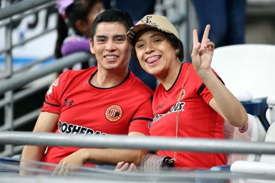 Así se vivió el ambiente previo al encuentro de la Jornada 5 entre Toluca y Rayados, en el Estadio BBVA.