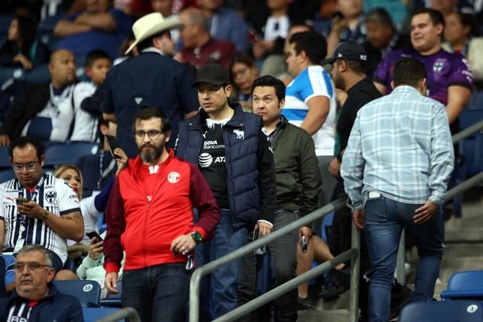 Así se vivió el ambiente previo al encuentro de la Jornada 5 entre Toluca y Rayados, en el Estadio BBVA.