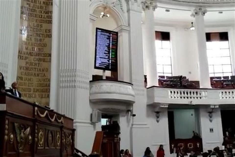 La petición fue negada con 27 votos en contra y 23 a favor durante la sesión ordinaria de ayer.