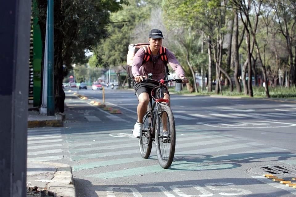 Los primeros usuarios se dijeron satisfechos con el carril.