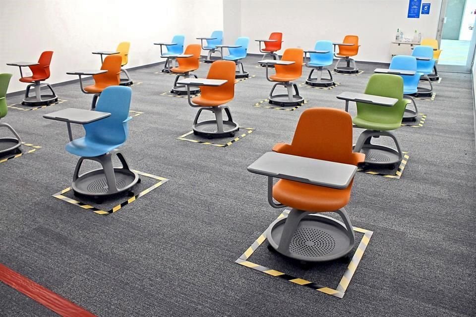 Los salones ya están habilitados para recibir a la comunidad estudiantil.
