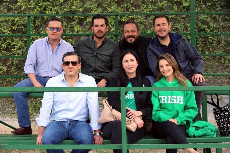 Roberto Guajardo, Hernán Heredia, Iván Télllez, Pablo Donadio, Bernardo Martínez, Cecy Martínez y Rebeca Bernardi