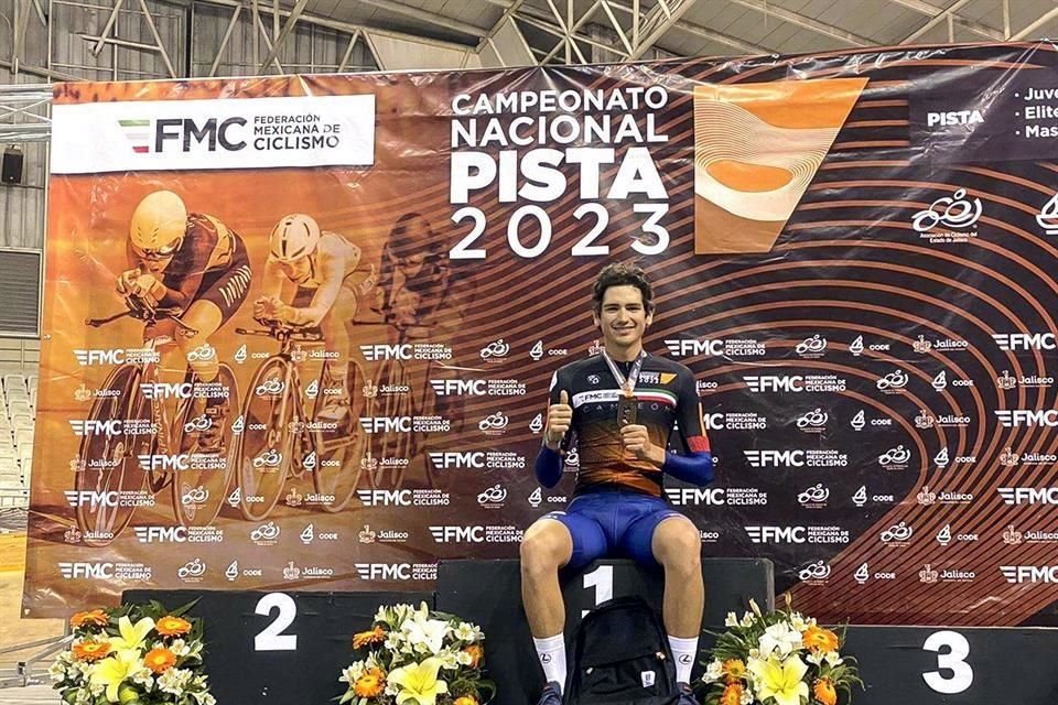 Tomás Aguirre dominó en el Campeonato Nacional de Pista 2023.