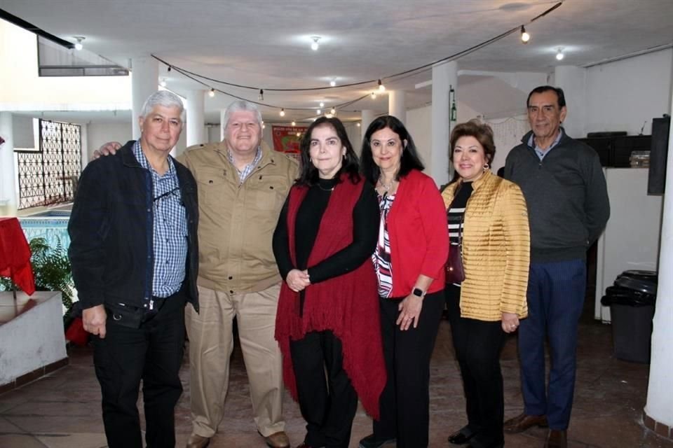 Pablo Zorrilla, Luis H. Martínez, Rosy González, Silvia Peña, Bertha Tijerina y Carlos Solís González