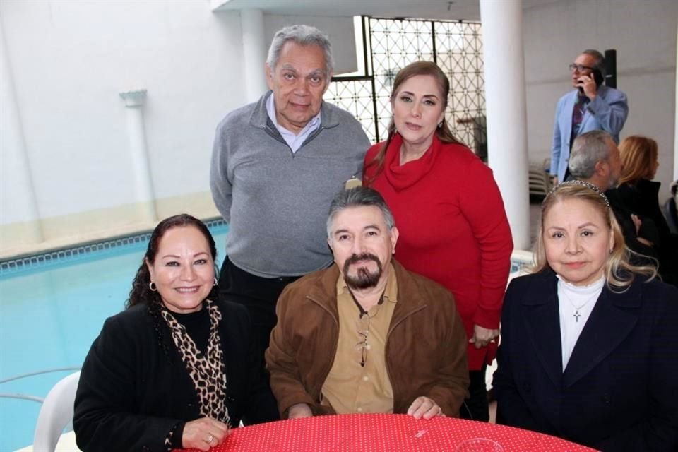 Carlos Casso, Lidia Gutiérrez, María Agustina Amaya, Eduardo Paclán y Clemencia Báez Martínez