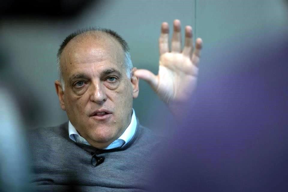 Tebas explicó la situación del Barcelona.