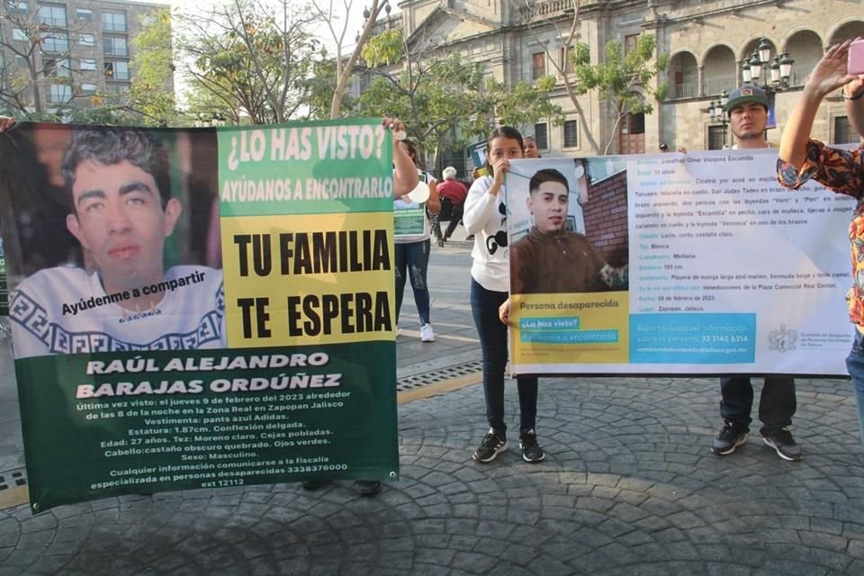 Hoy se cumplen seis meses de la desaparición de Raúl Alejandro Barajas, Jonathan Omar Vázquez y Enrique Esparza Ochoa en la Zona Real.