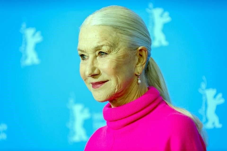 Exhibe Helen Mirren en la Berlinale de este año, fuera de competencia, su nueva película, un biofilme sobre la ministra israelí Golda Meir.