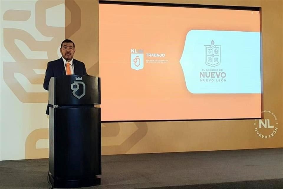 Federico Rojas, Secretario de Trabajo de Nuevo León.