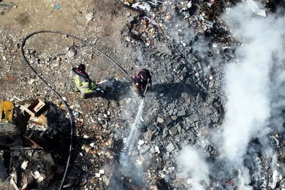 El incendio comenzó el sábado pasado.