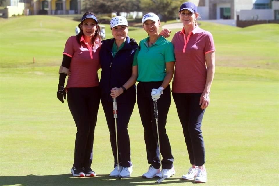 Mónica Elizondo de Garza, Ivonne Ramírez de Ibáñez,Caty Rodríguez y Bernardette Álvarez Tostado