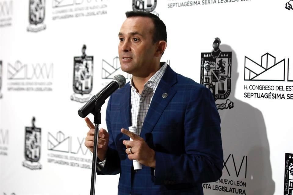 Carlos de la Fuente, coordinador de la bancada del PAN en el Congreso local.