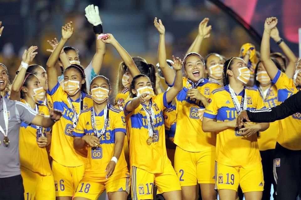 Tigres Femenil conquistó el lunes su cuarto título y su primer bicampeonato en la Liga.