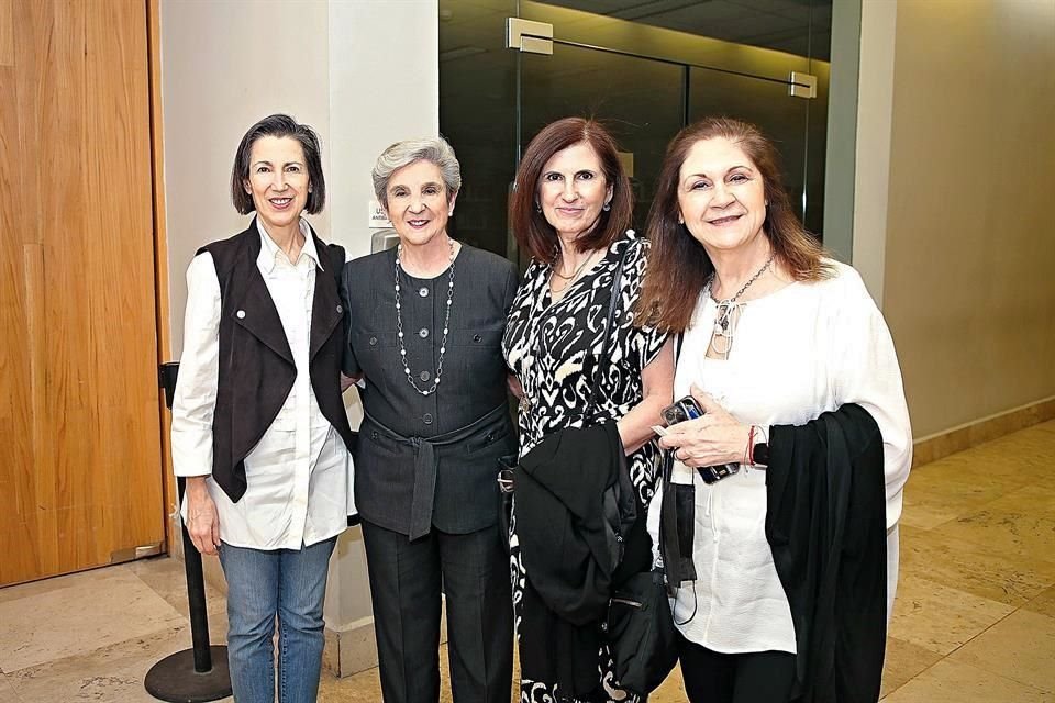 Angelina Elizondo, Angelina G. de Elizondo, Columba Chapa y Claudia Karam