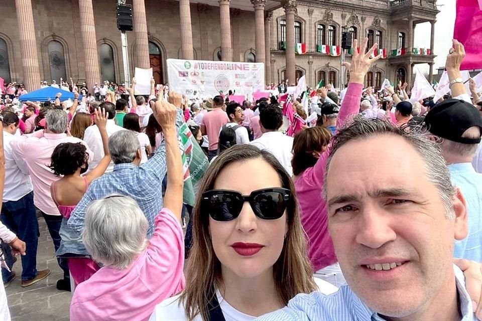 Marilú Garza de Treviño y Andrés Treviño