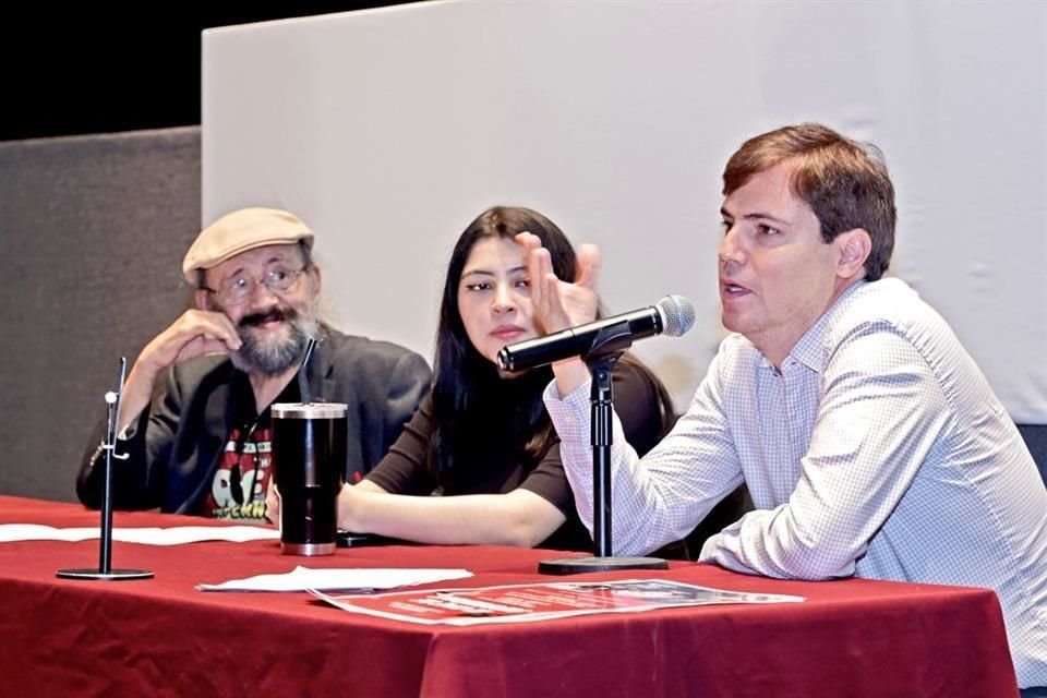 Andrés Clariond Rangel, director de 'Hilda' (2014) y 'Territorio' (2019), participó en una conferencia en la Cineteca.