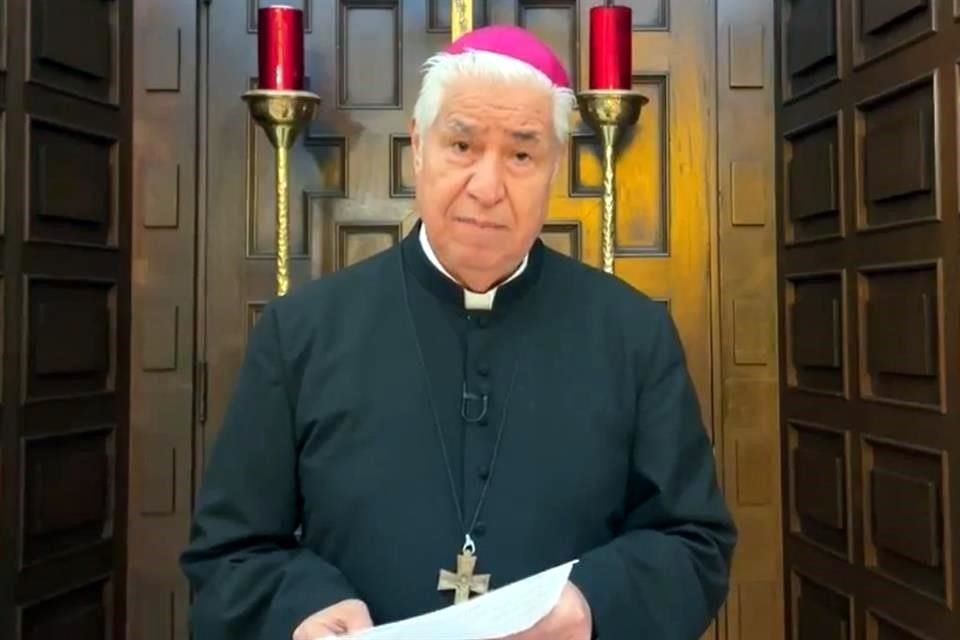 En su mensaje dominical, Rogelio Cabrera exhortó al Estado a rezar para que lleguen las lluvias.