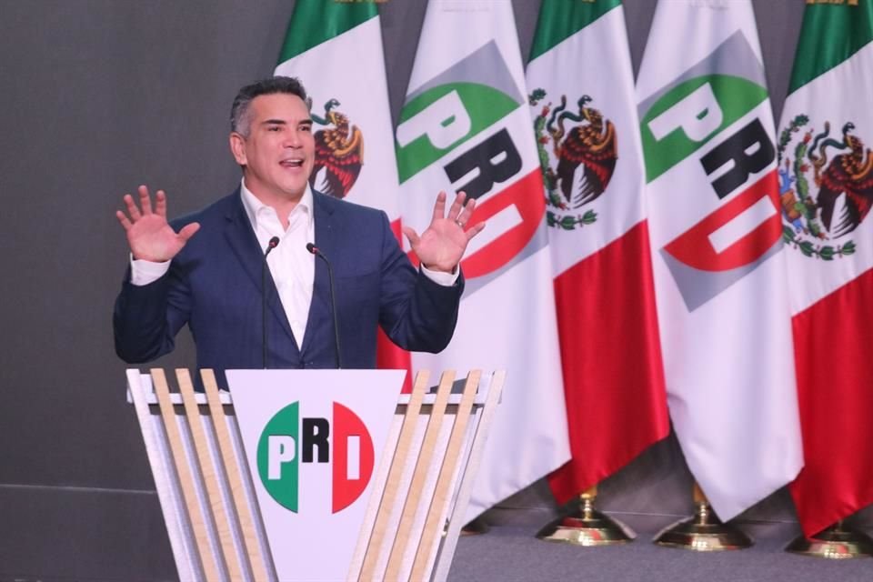 Alejandro Moreno, dirigente nacional del PRI.