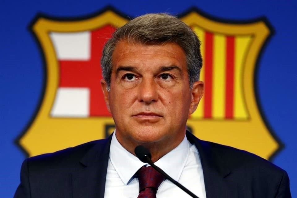 Joan Laporta es el actual presidente del Barcelona, club que deberá responder a la denuncia como persona jurídica.