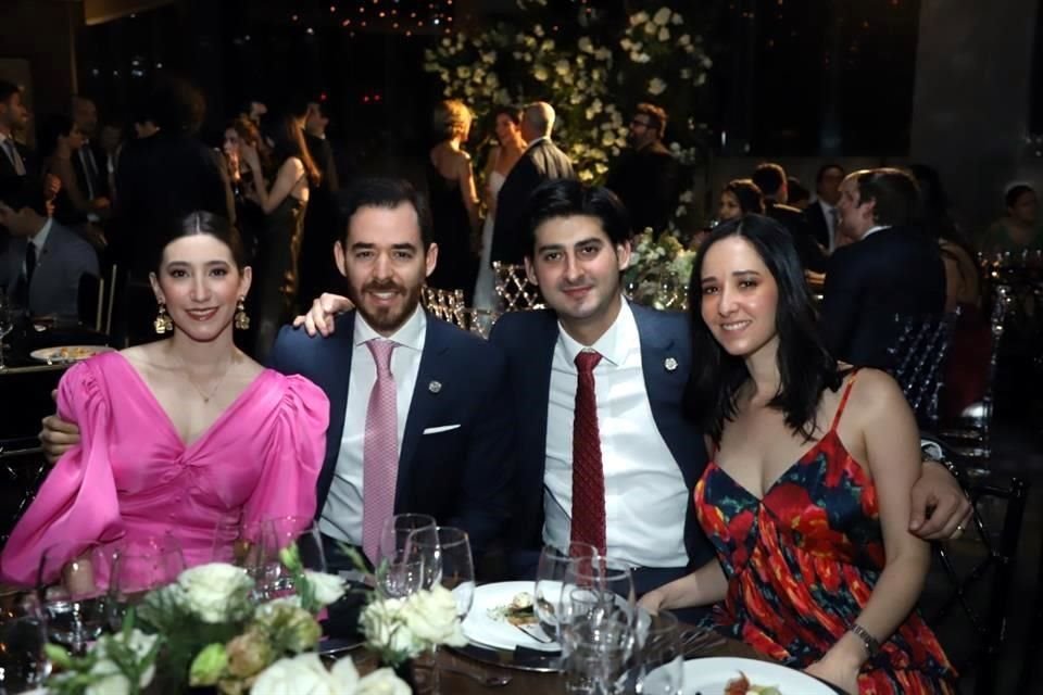 Rosalía Fernández, Jorge Maldonado, Sergio Treviño y Mónica Garza