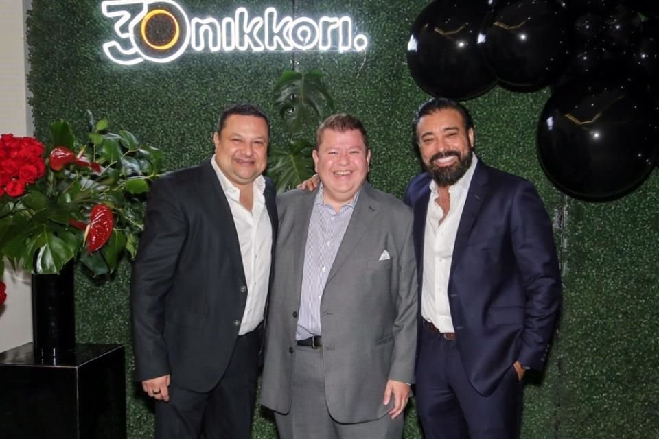 Durante el coctel de celebración del 30 aniversario de Nikkori
