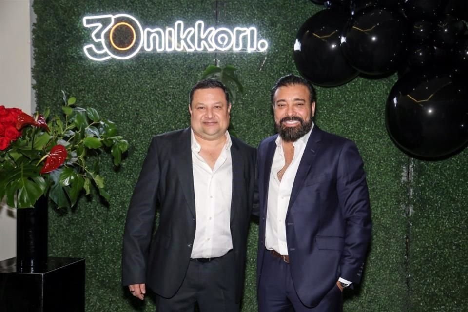 Durante el coctel de celebración del 30 aniversario de Nikkori