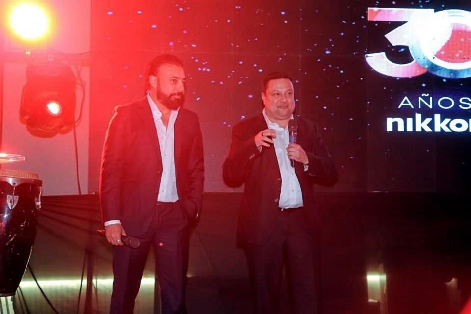 Durante el coctel de celebración del 30 aniversario de Nikkori
