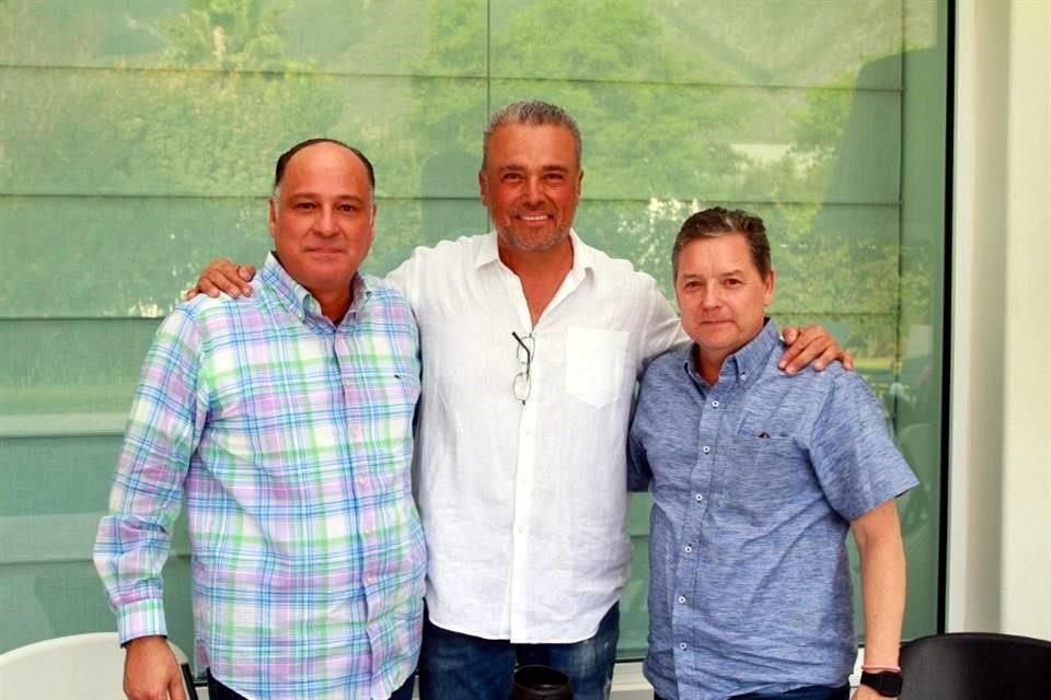 Rogelio Garza, Humberto Rodríguez Martínez y Héctor Hernández