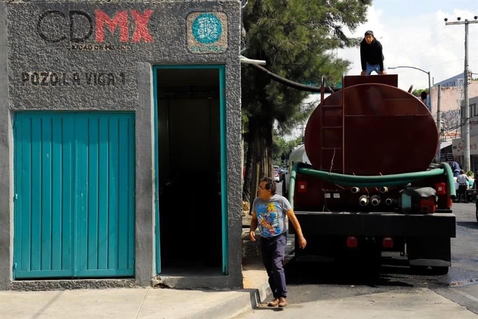 Claudia Sheinbaum, Jefa de Gobierno, indicó ayer que la CFE dará agua que proviene de pozos que no utiliza.