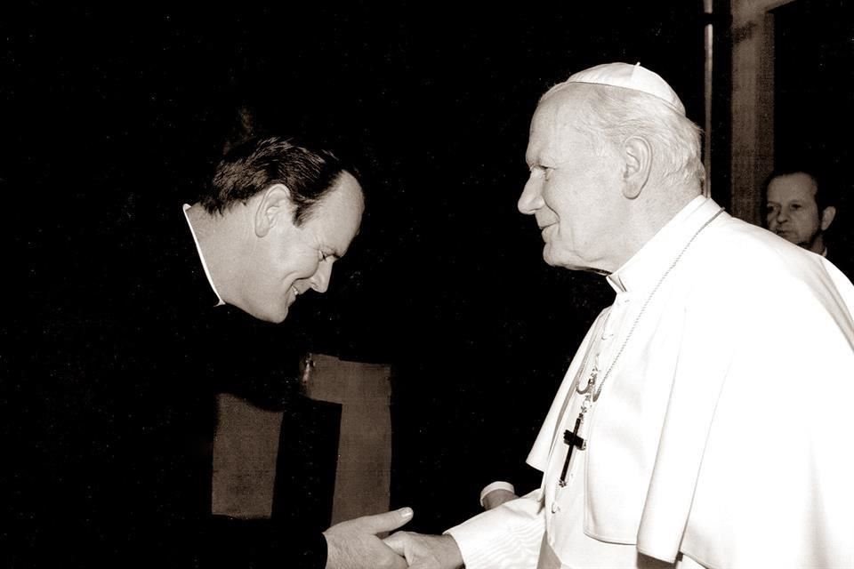 Con el Papa Juan Pablo II