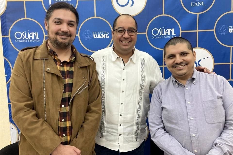 Noel Reyes Martínez (izq. a der.), Guillermo Villarreal y Jorge Martínez encabezarán la velada.