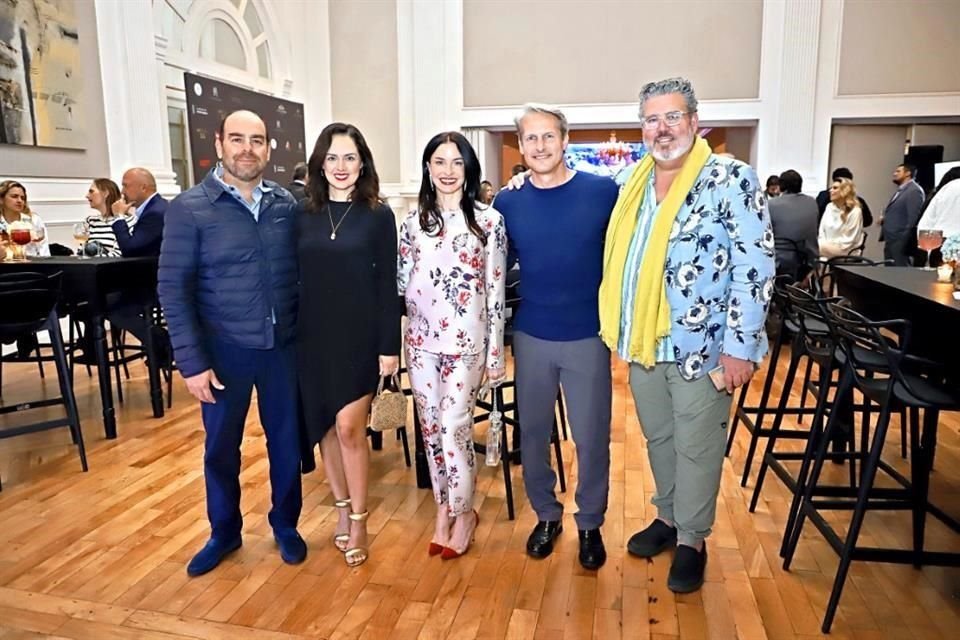 Rodrigo González, Marly de la Garza De González, Norma González de Margáin, Ricardo Margáin y Javier Lozano