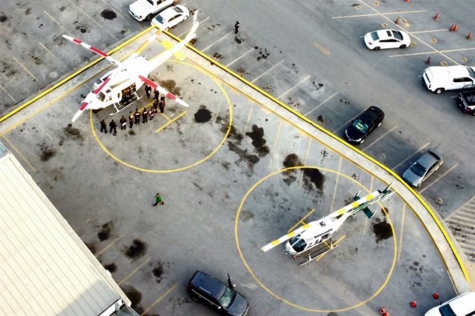 Luego de rentar un helicóptero para la Secretaría de Seguridad, el de la foto, el Estado alquilará otros dos para enfrentar incendios forestales.