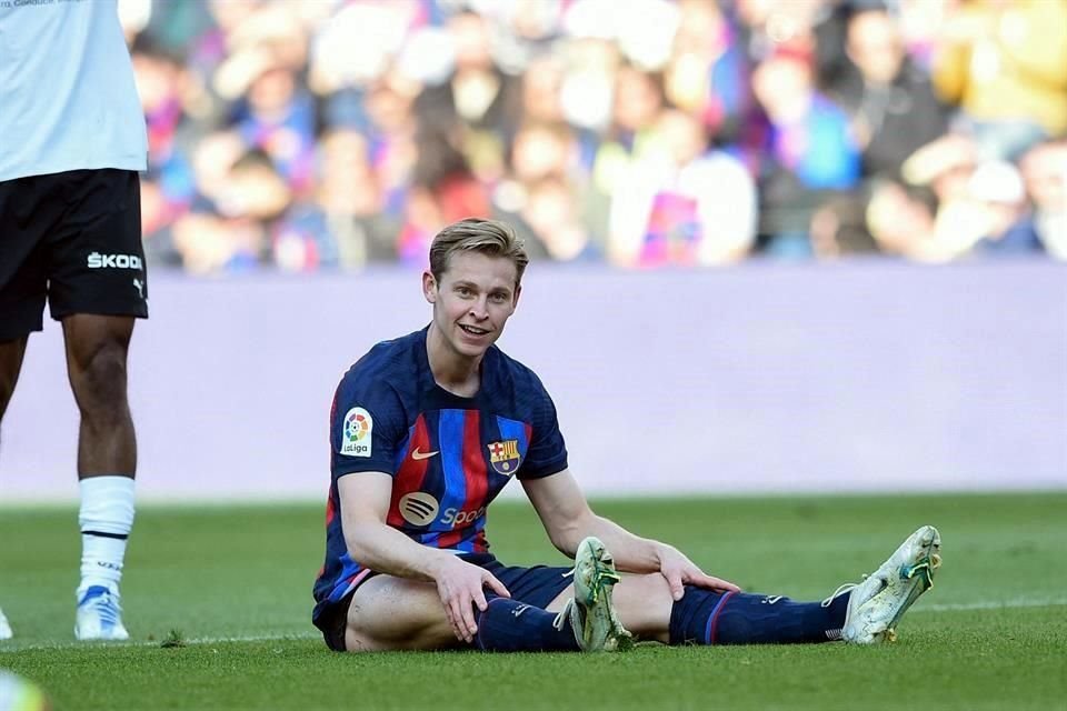 Frenkie de Jong se lesiona a dos semanas de la vuelta de Semifinales de la Copa del Rey ante Real Madrid.