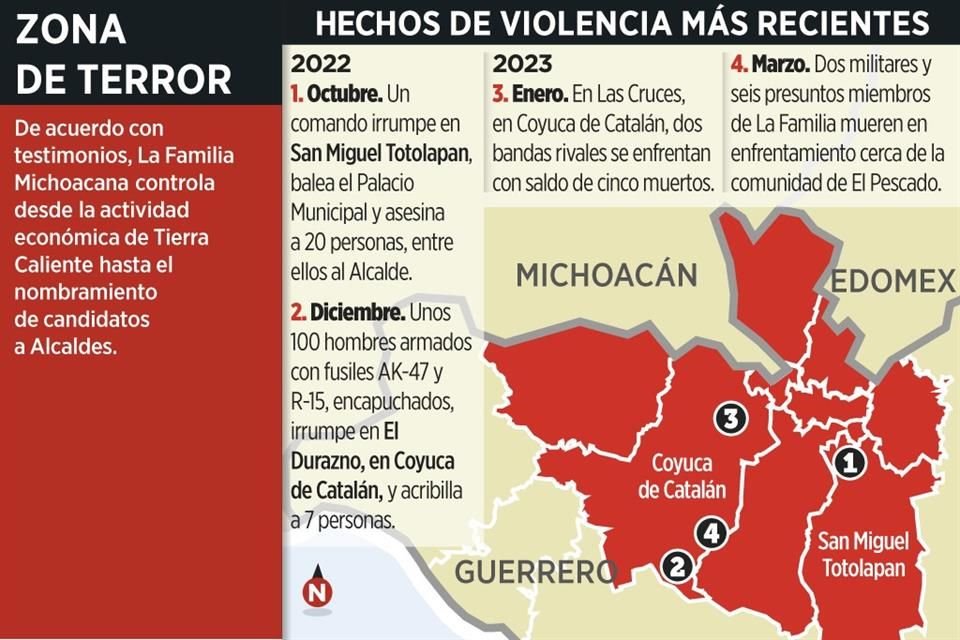 Habitantes de 40 comunidades de Guerrero anunciaron levantamiento en armas para combatir a La Familia Michoacana ante inacción del Gobierno.