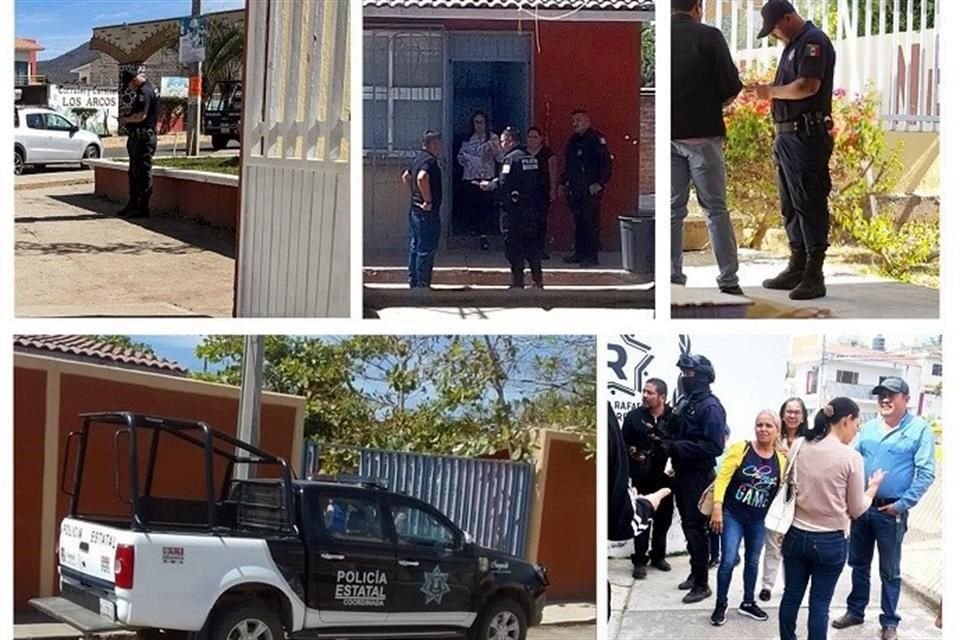 Maestros ¿de la sección 20 y 49 del SNTE denunciaron que policías del Estado hostigaron a docentes que acudieron a votar a los centros de votación disponibles.