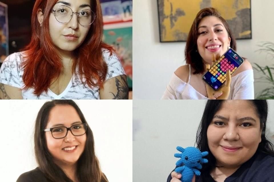 Estas cuatro mujeres se han abierto paso en la industria de los videojuegos, un sector dominado por hombres.