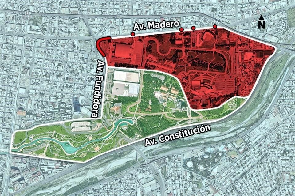 El Parque Fundidora mantendrá cerrada casi la mitad del área, así como los accesos del 2 al 5, por el festival Pa'l Norte.