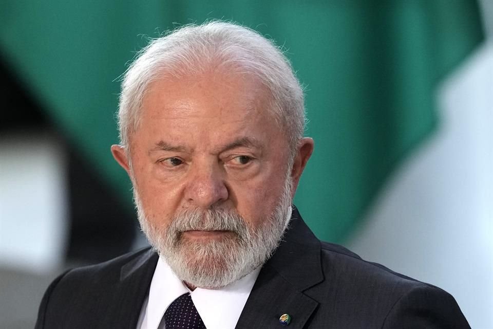 El Presidente Luiz Inácio Lula da Silva durante una ceremonia de promoción militar, el 4 de abril del 2023.